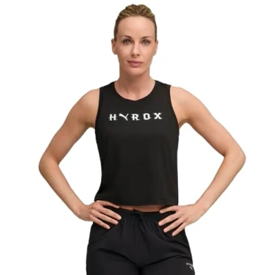 Abbildung von Puma Hyrox Thermoadapt CROP TANK Top, Damen, Größe: XXS, Black