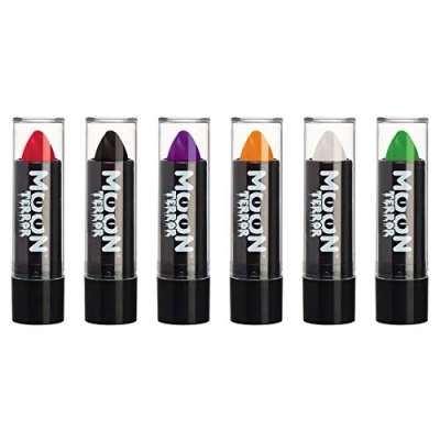 Abbildung von Moon Terror Halloween Lippenstift, SFX Make up, Spezialeffekt 4,2 g (6er Set, 6 Stück (1 Stück))