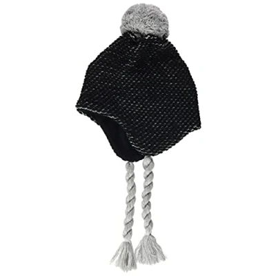 Abbildung von Sterntaler Unisex Baby Strickmütze Bommeli Mütze, Silber Mel, 49