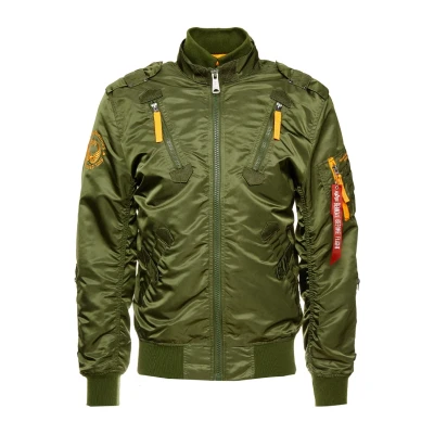 Abbildung von Alpha Industries Bomberjacke, Herren, Größe: Small, Dark green