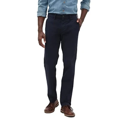 Abbildung von GAP Essential Straight FIT Chino, Herren, Größe: 30x32, New classic navy