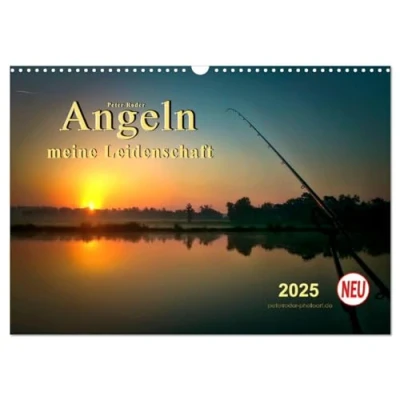 Abbildung von Angeln meine Leidenschaft (Wandkalender 2025 DIN A3 quer), CALVENDO Monatskalender