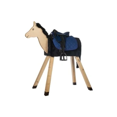 Abbildung von HKM 9346 Shettysattel Set Beginner, Shetty Sattel inkl Schabracke Steigbügel Blau