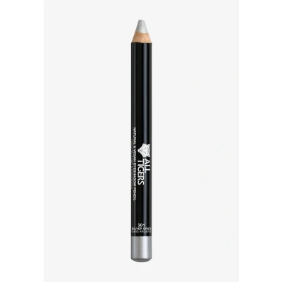 Abbildung von All Tigers Natural &amp; Vegan Eyeshadow Pencil Lidschatten, Damen, Größe: 3 g, Silver grey &quot;observe my power&quot;