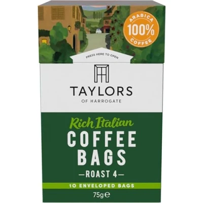 Abbildung von Taylors of Harrogate Reichhaltige italienische Kaffeebeutel, 75 g