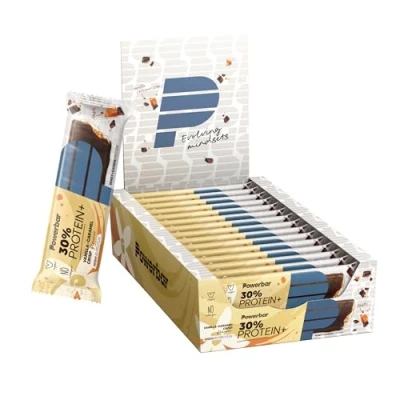 Abbildung von Powerbar 30% Protein Plus Vanilla Caramel Crisp 15x55g High Riegel Whey&amp;Casein kollagenfrei