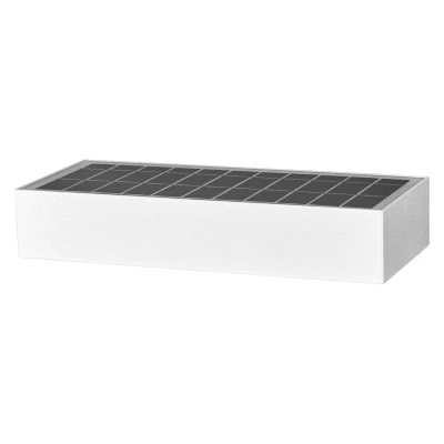 Abbildung von LEDVANCE ENDURA STYLE BRICKLUME Sensor, Solarleuchte, 6W, 850lm, weiß, indirekte Beleuchtung, Bewegungsmelder, Tageslichtsensor, IP65 Schutzklasse, 3.000K Farbtemperatur, warmweiße Lichtfarbe