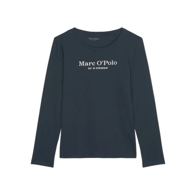 Abbildung von Marc O&#039;Polo MIX &amp; Match Langarmshirt, Damen, Größe: Small, Blau
