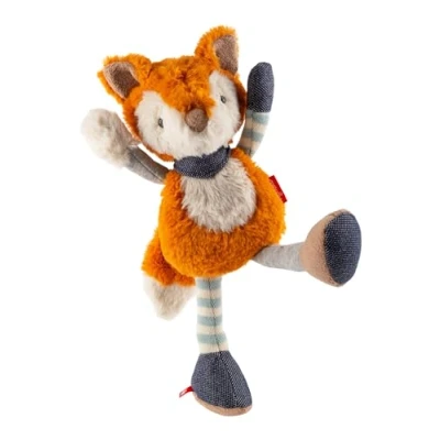 Abbildung von sigikid Fuchs Patchwork Sweety Kuscheltier für Kinder, Größe: One Size, Orange blau