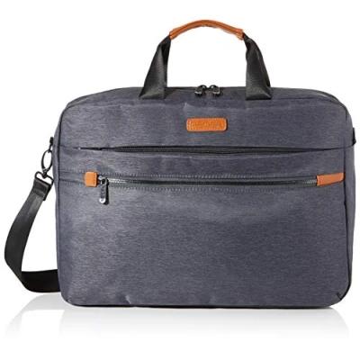 Abbildung von PEDEA Laptoptasche &quot;Elegance Pro&quot; Notebook Tasche bis 17,3 Zoll (43,9 cm) Umhängetasche mit Schultergurt inkl. Schnurloser Maus, Grau