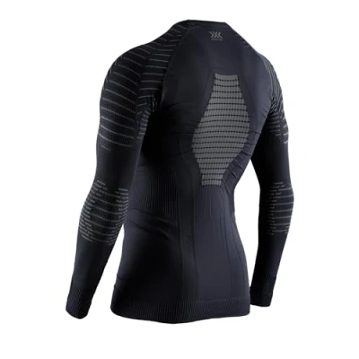 Abbildung von X Bionic Herren Invent 4.0 Shirt Long Sleeves Men Baselayer Funktionsshirt Multisport Fitness Yoga Training Running Jogging Gym Damen, White/Black, XXL