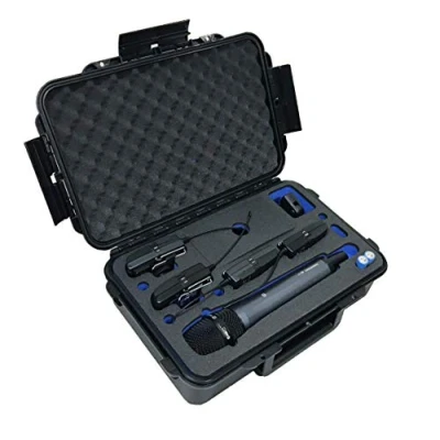 Abbildung von MC CASES ® Koffer für Sennheiser Evolution Wireless G4 Serie EW Viel Platz Zubehör z.B. 4X Taschensender, Kabel und mehr