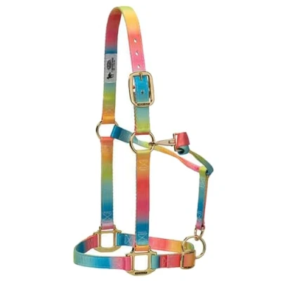 Abbildung von Weaver Leather Verstellbarer Halfter für Kinn und Hals, Polyester, 2,5 cm, kleines Pferd