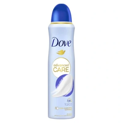 Abbildung von Dove Deospray Advanced Care Talk, mit feuchtigkeitsspendender und hautfreundlicher Formel, ohne Alkohol, trockene Haut bis zu 72 Stunden, Deodorant für Damen Herren, 150 ml
