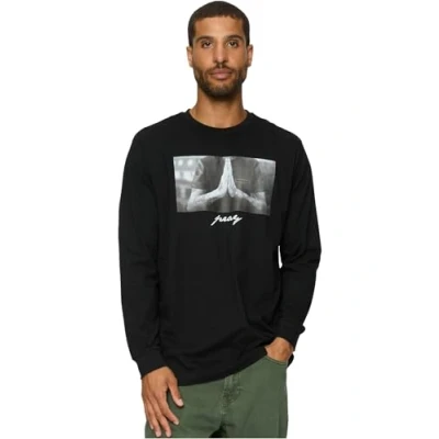 Abbildung von Mister Tee Herren PRAY Longsleeve Langarmshirt, Herren, Größe: XXL, Black
