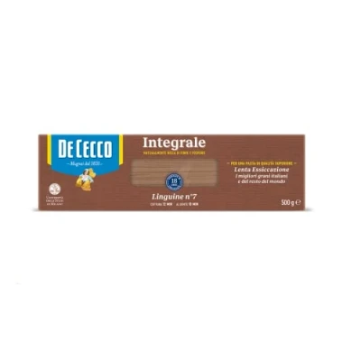 Abbildung von 3x De Cecco Linguine n 7 Integrali Vollkornnudeln Vollkorn Pasta 500g Packung