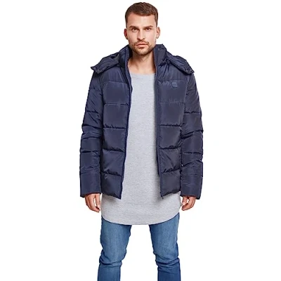 Abbildung von Urban Classics Hooded Puffer Jacket Winterjacke, Herren, Größe: 4XL, Navy