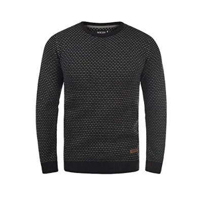 Abbildung von Indicode Jeans Idcoppler Strickpullover, Herren, Größe: XXL, Black