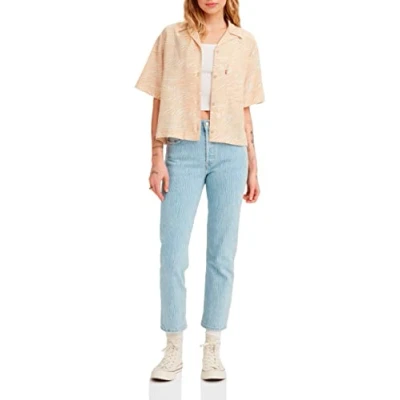 Abbildung von Levi&#039;s® 5 Pocket Jeans Damen 501 CROP Z2302 BLUE PATTERN (1 tlg)
