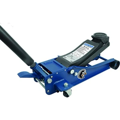 Abbildung von KUNZER WK 1032 FSH Hydraulischer Rangierwagenheber extra stark 3000 kg Tragkraft Doppelpumpsystem mit Fußschnellhub