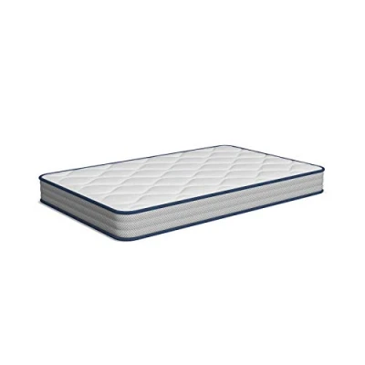Abbildung von TECNOCOLCHÓN Kinderbett Matratze Visco Baby® Hohe Weichheit Kindermatratze Wendbar mit Sommer und Winterseite Oeko Tex® CertiPUR™ Zertifiziert 50x80x8 cm