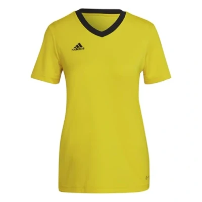 Abbildung von adidas Performance Entrada Sport Tshirt, Damen, Größe: XXL, Team yellow/black