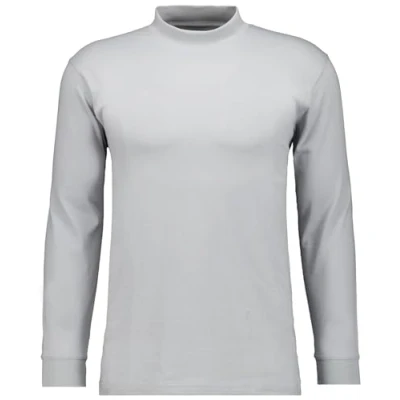 Abbildung von RAGMAN Herren Stehkragenshirt Langarm 3XL, Silber 024