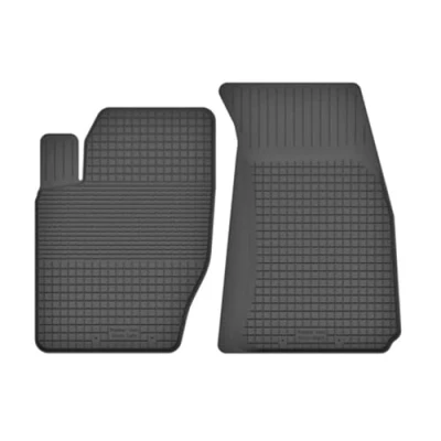 Abbildung von Gummimatten Automatten Gummifussmatten Gummi Fußmatten für Peugeot 107 Bj. 2005 2014 VORNE Fahrer und Beifahrermatte PX_P
