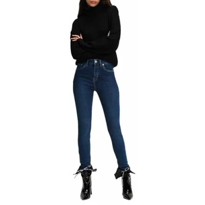 Abbildung von Karl Lagerfeld Jeans Skinny Fit, Damen, Größe: 30x32, Washed dark blue