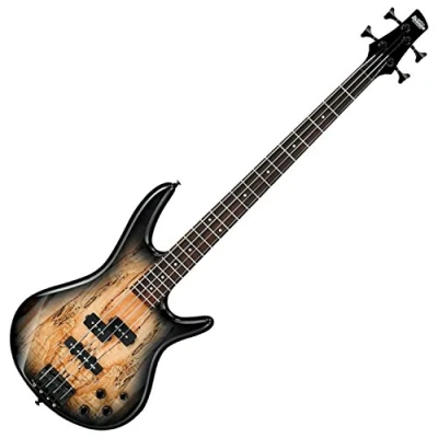 Abbildung von Ibanez GIO Series GSR200SM NGT Electric Bass Guitar with Boost Spalted Maple Natural Grey Burst