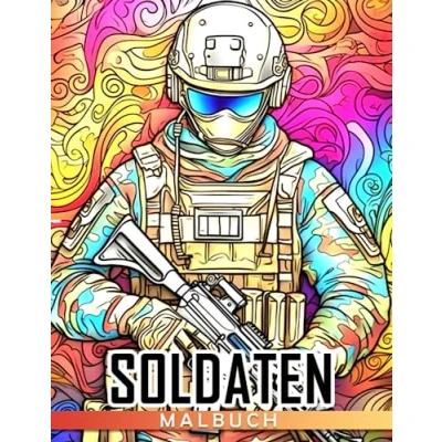 Abbildung von Militär Malbuch: Malvorlagen von US Soldaten für Kinder zum Genießen und perfekt Verschenken zu Geburtstagen, Weihnachten oder jeder Gelegenheit. Ideal Wichtelgeschenke.