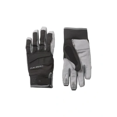 Abbildung von Sealskinz Unisex Wasserdichter Allwetter Handschuh für Mountainbiking Schwarz/Grau, L