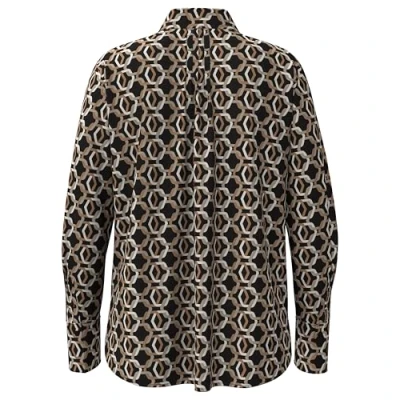 Abbildung von s.Oliver BLACK LABEL Langarmbluse mit All over Print