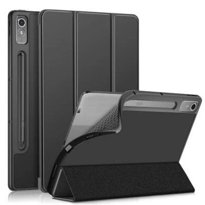 Abbildung von JT Berlin Folio Case für Lenovo Tab P12 Hülle (12,7 Zoll) (Lenovo Pen Plus kompatibel, Wake / Sleep Funktion, Aufstellbar) schwarz