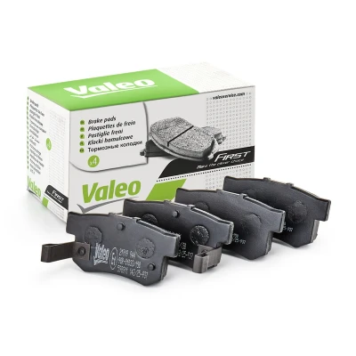 Abbildung von VALEO 598911 Bremsbelagsatz Hinterachse inkl. Verschleißwarnkontakt ohne Anti Quietsch Blech HONDA: CR V 1, CIVIC 9, 8 Hatchback
