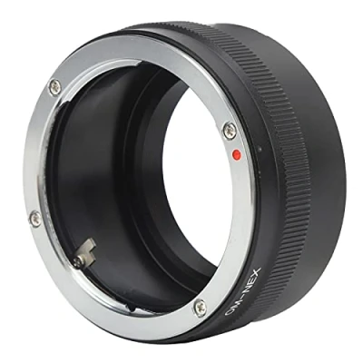 Abbildung von Sxhlseller Konverter Adapterring für OM Objektiv auf E Mount Kamera, NEX‑F3/3/C3/5/5C/5D/5N/5A/5K/5T/5R/6/7/A7/A7R/A5000/ A6000 Usw