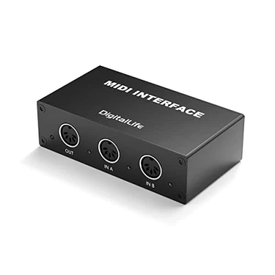 Abbildung von DigitalLife 2 Eingänge/1 Ausgang MIDI Merge Box 5 Pin DIN,