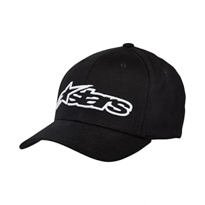 Abbildung von Alpinestars Blaze Flexfit Unisex Baseball Cap, BLACK/WHITE, S/M