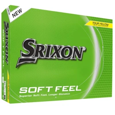 Abbildung von Srixon New Soft Feel 2025 Golfbälle (gelb)