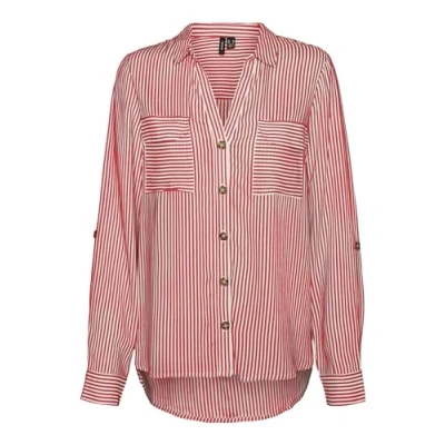 Abbildung von Vero Moda Vmbumpy LS NEW NOOS Hemdbluse, Damen, Größe: XS, Cayenne