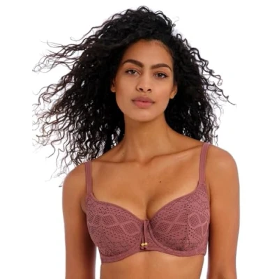 Abbildung von Freya Damen Sundance Underwire Sweetheart Top Bikini, Muskatnuss, 70DD