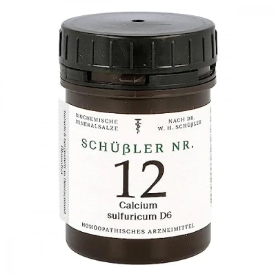 Abbildung von Schüssler Nr.12 Calcium sulfuricum D 6 T 400 St