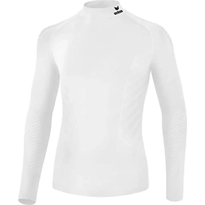 Abbildung von Erima Unisex Athletic Longsleeve 2.0 Turtleneck Funktionsunterwäsche, Weiß, S EU