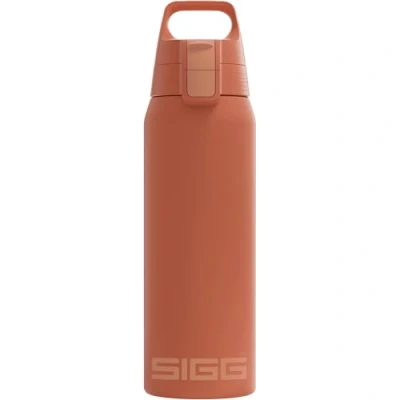 Abbildung von SIGG Isolierte Trinkflasche Shield Therm One Eco Green Für kohlensäurehaltige Getränke geeignet Auslaufsicher Spülmaschinenfest BPA frei 90% recycelter Edelstahl Grün 1L