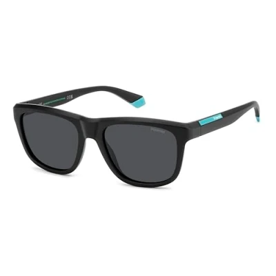Abbildung von Polaroid Unisex PLD 2163/S 003/M9 Gläser SONNENBRILLEN Polycarbonat Schwarz Grau Quadratisch Polarisiert