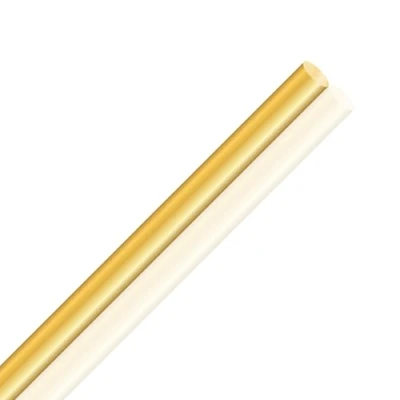 Abbildung von LAVMHAB Messingstab 8mm x 250mm, Messing Massiver Runde Stab für DIY Bastel (1 Stück)