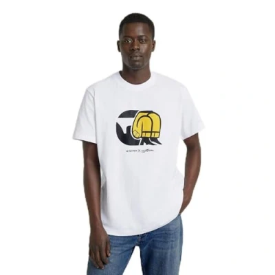 Abbildung von G STAR Unisex Cartoon Loose Tshirt print, Größe: XL, White