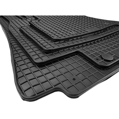 Abbildung von kfz premiumteile24 Gummimatten Kompatibel mit A Klasse W169 Baujahr 09/2004 08/2012 Premium Fußmatten Allwetter Schwarz 4 teilig
