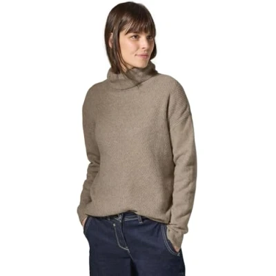Abbildung von Cecil MIT Rollkragen Strickpullover, Damen, Größe: Large, Braun