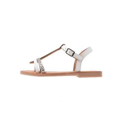 Abbildung von Les Tropeziennes par M Belarbi BADA Riemensandalette für Kinder, Größe: 33, Blanc/argent Schuhe